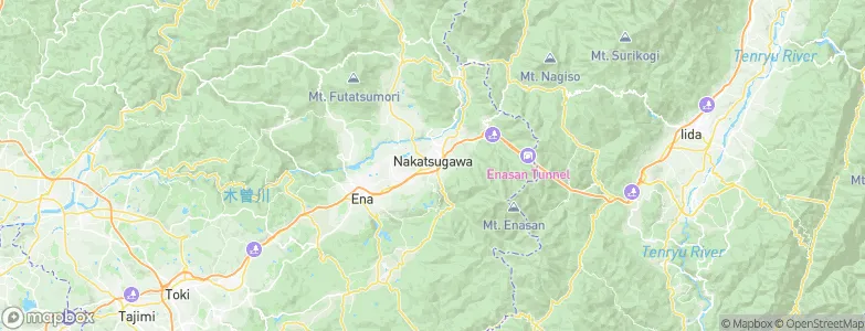 Nakatsugawa, Japan Map