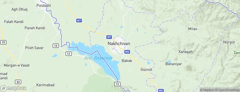 Nakhichivan, Azerbaijan Map
