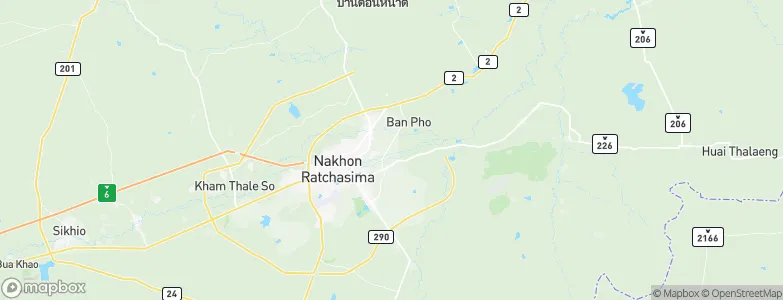 Nakhon Ratchasima, Thailand Map
