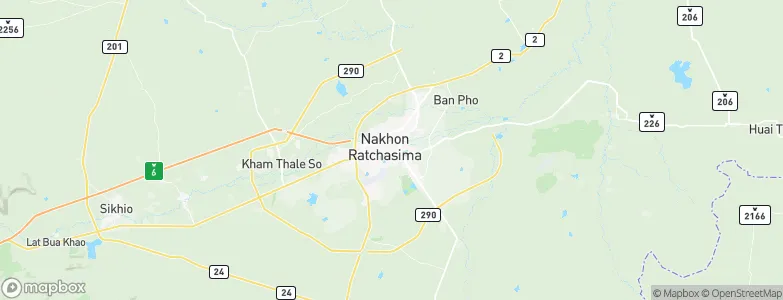 Nakhon Ratchasima, Thailand Map