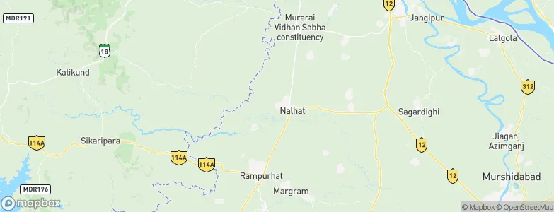 Nalhāti, India Map