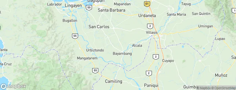 Nalsian Norte, Philippines Map