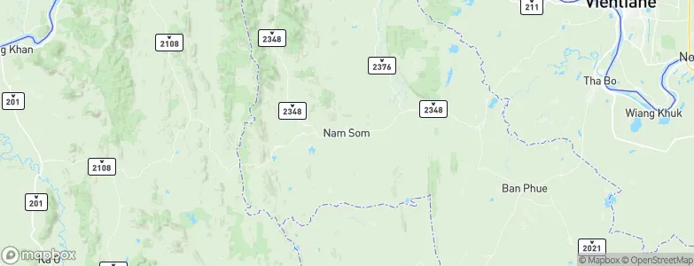 Nam Som, Thailand Map
