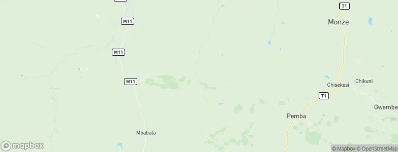 Namalindi, Zambia Map