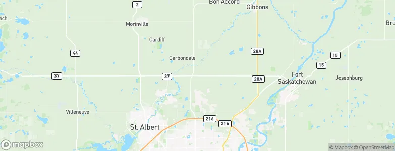 Namao, Canada Map