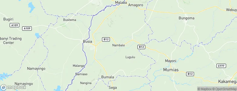 Nambare, Kenya Map