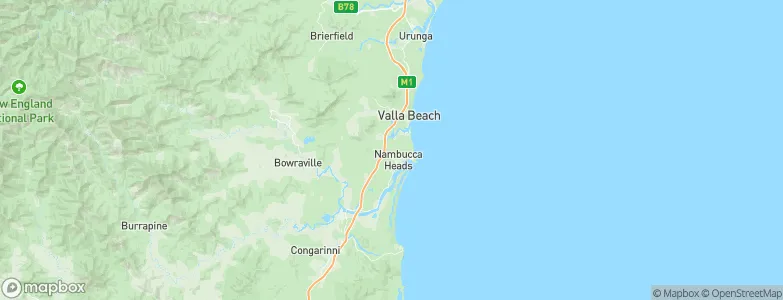 Nambucca, Australia Map