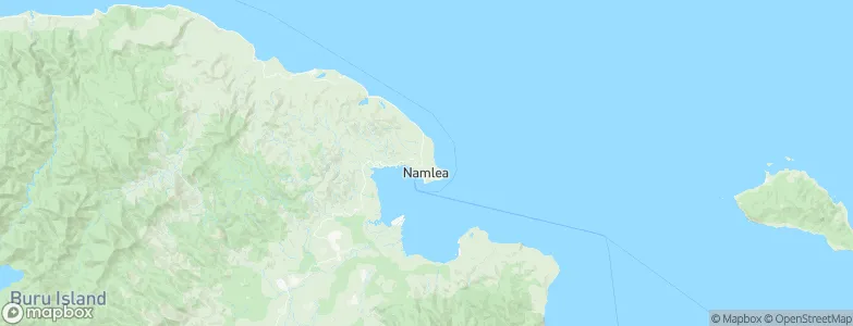 Namlea, Indonesia Map