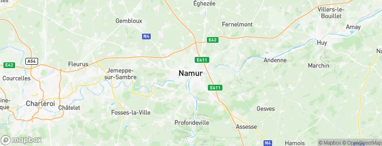 Namur, Belgium Map