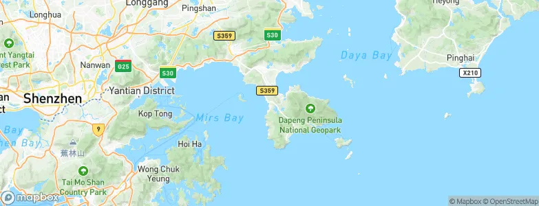 Nan’ao, China Map