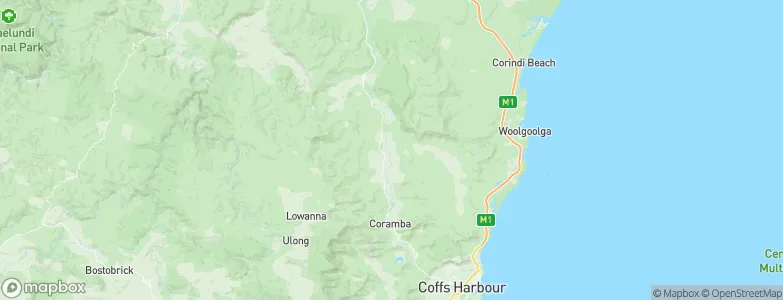 Nana Glen, Australia Map