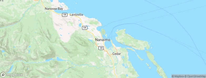 Nanaimo, Canada Map