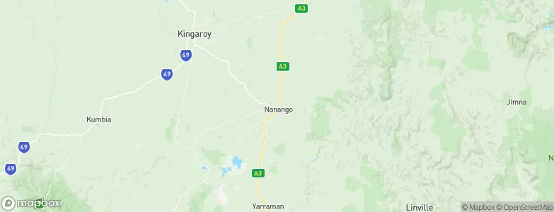Nanango, Australia Map