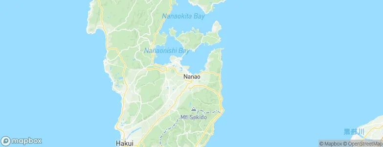 Nanao, Japan Map