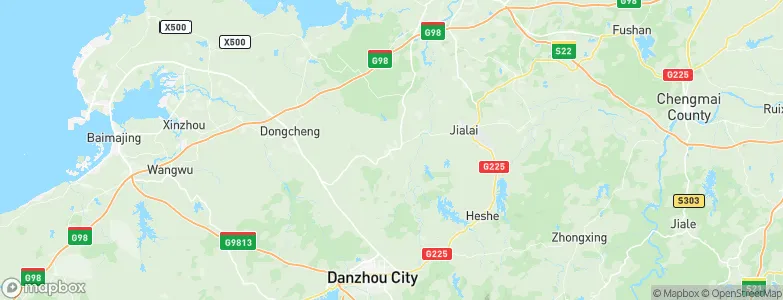 Nanbao, China Map