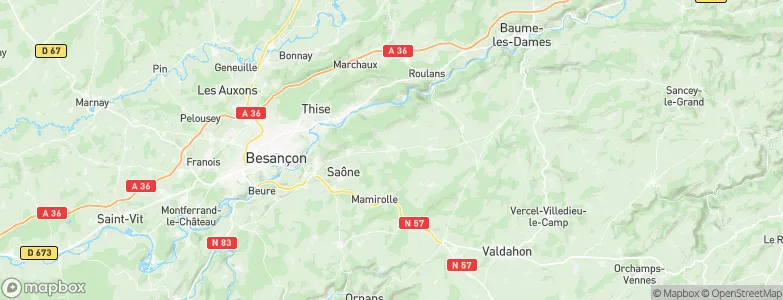 Nancray, France Map
