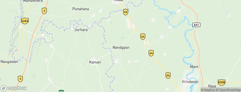 Nandgaon, India Map