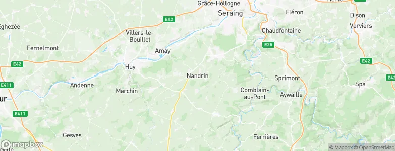 Nandrin, Belgium Map