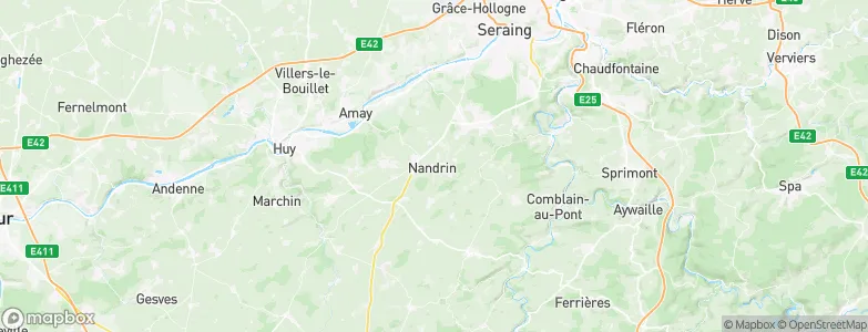 Nandrin, Belgium Map