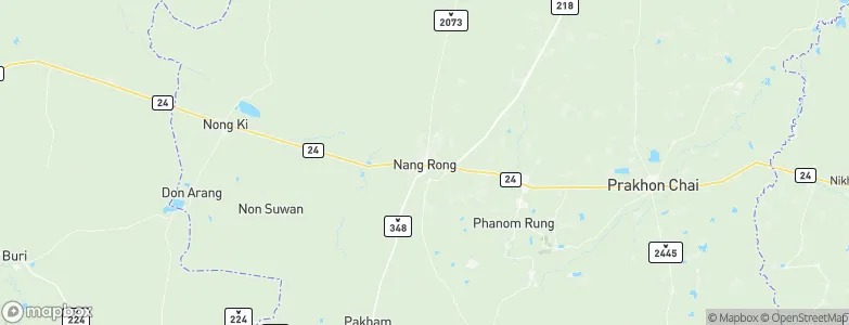 Nang Rong, Thailand Map