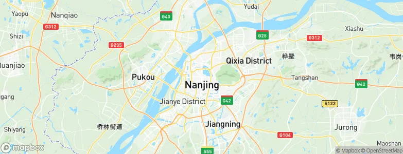 Nanjing, China Map