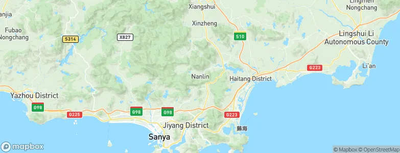 Nanlin, China Map