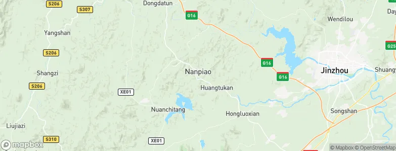 Nanpiao, China Map