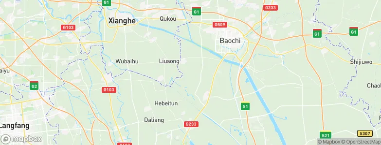 Nanrenfu, China Map