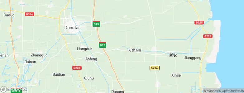 Nanshenzao, China Map
