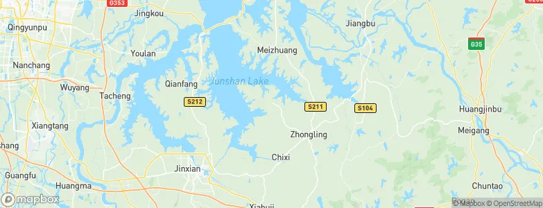 Nantai, China Map