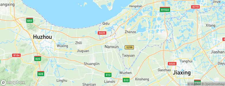 Nanxun, China Map