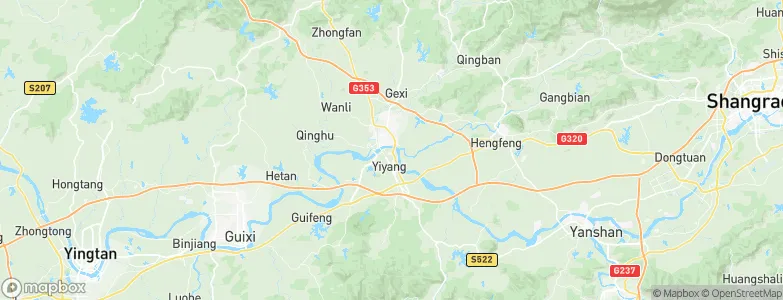 Nanyan, China Map