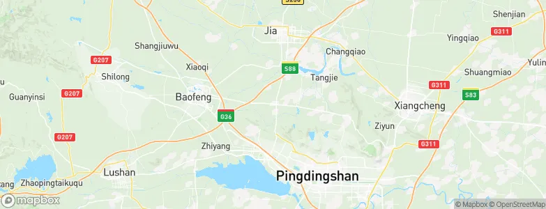 Naodian, China Map