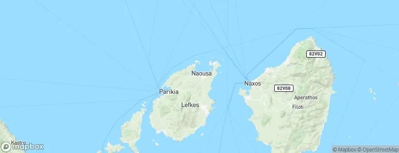 Náousa, Greece Map