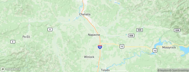 Napavine, United States Map