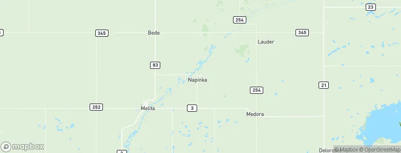 Napinka, Canada Map