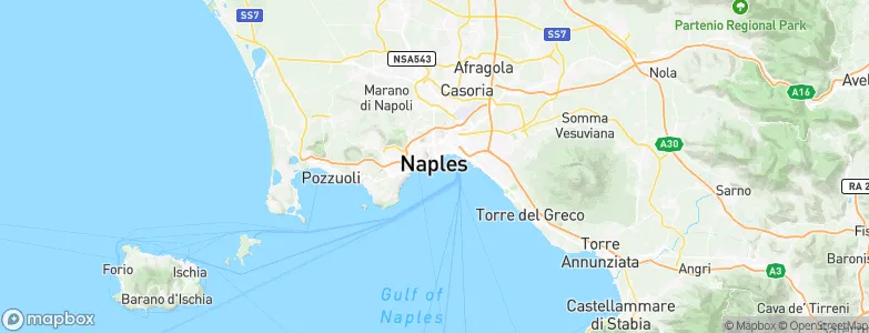 Naples, Italy Map