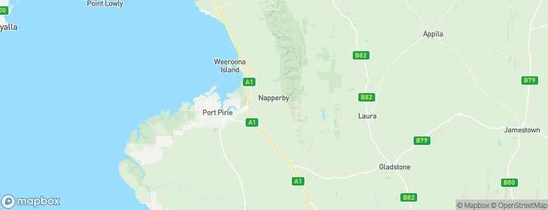 Napperby, Australia Map