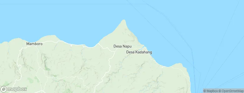 Napu, Indonesia Map