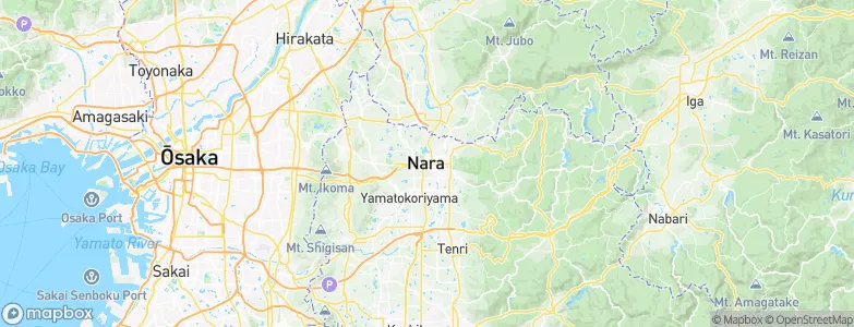 Nara, Japan Map