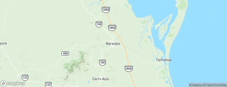 Naranjos, Mexico Map