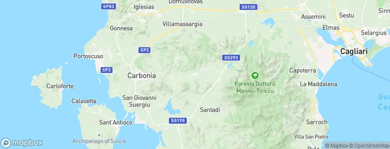 Narcao, Italy Map