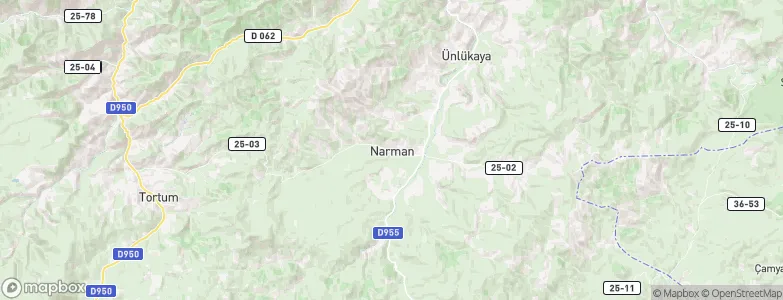 Narman, Turkey Map