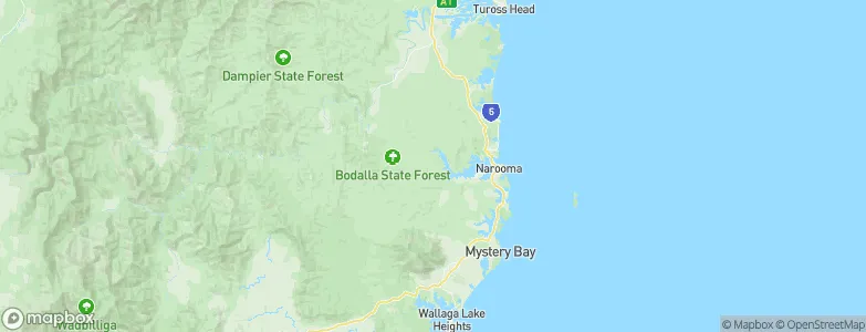 Narooma, Australia Map