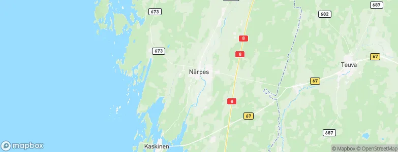 Närpes, Finland Map