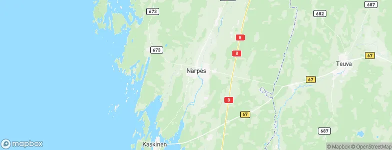 Närpes, Finland Map