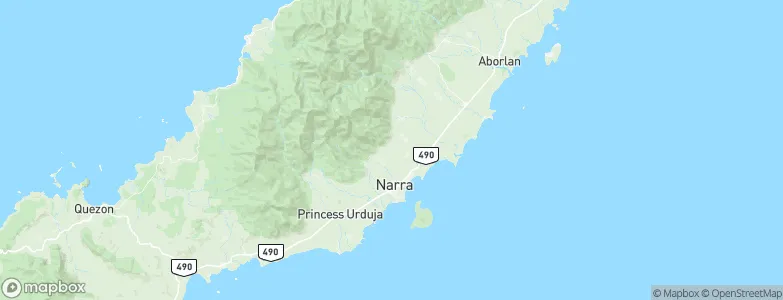 Narra, Philippines Map