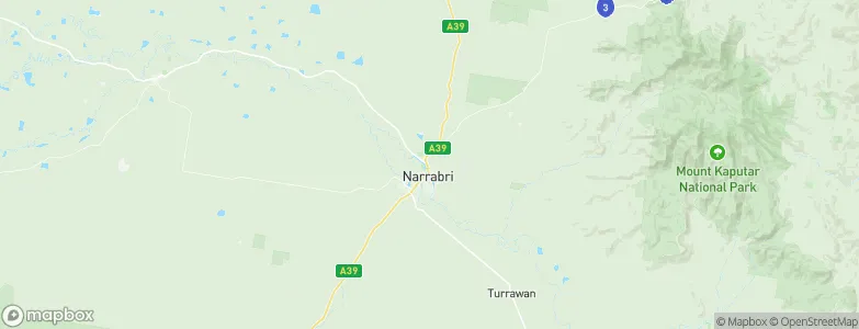Narrabri, Australia Map