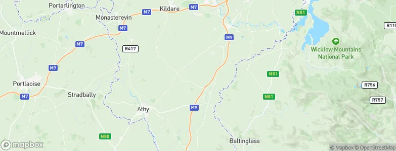 Narraghmore, Ireland Map