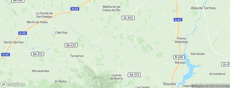 Narros de Matalayegua, Spain Map